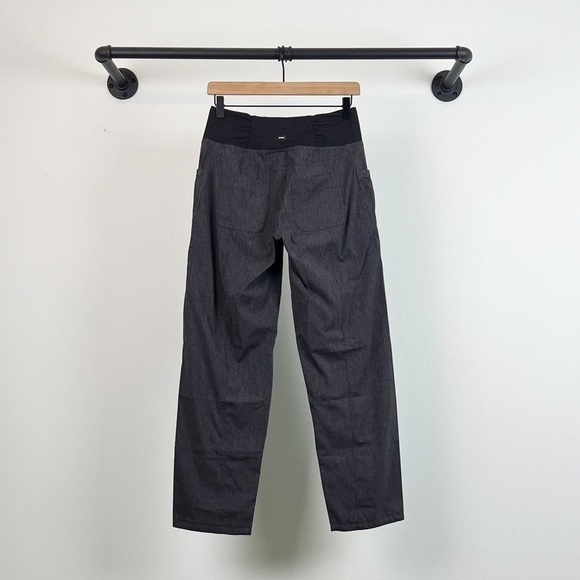 NWT Prana Summit Mid Rise Pull On Straight Leg Adjustable Pant Charcoal - Picture 9 of 10